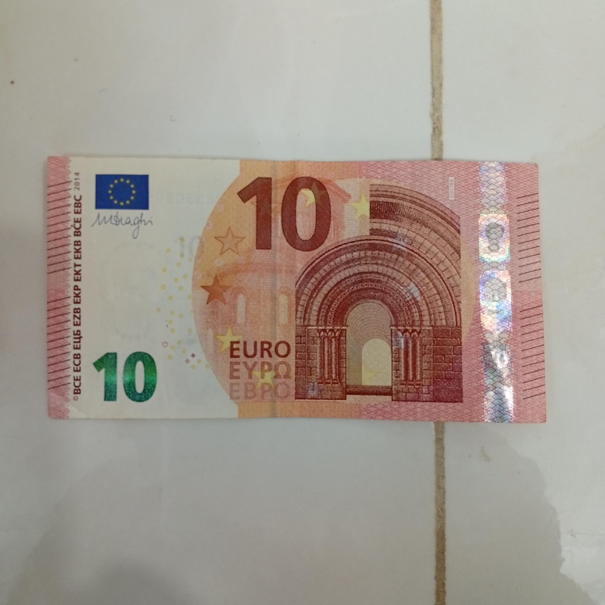 اسکناس رایج 10 یورو اتحادیه اروپا