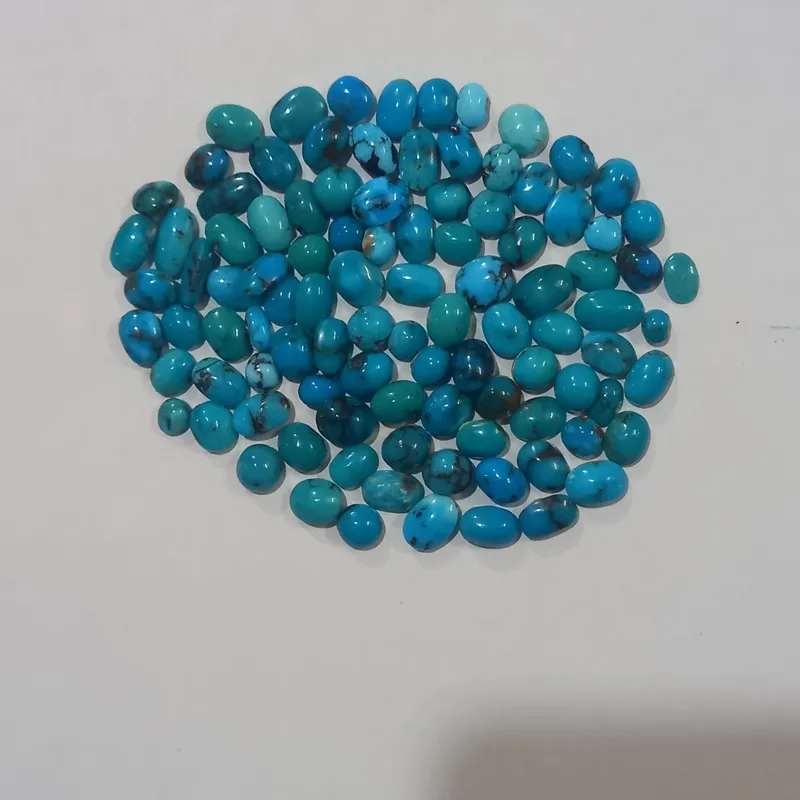 100 قطعه فیروزه نیشابور محک