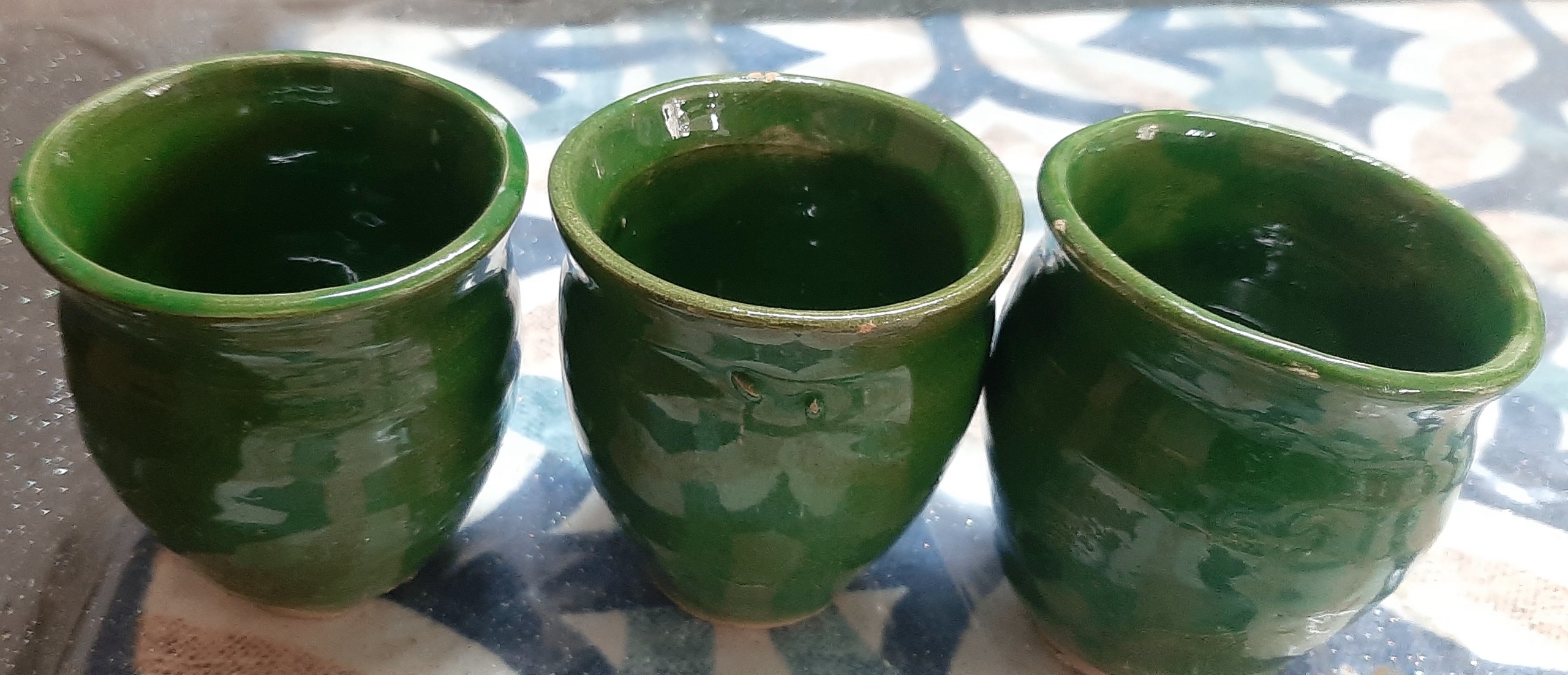 3 عدد کوزه سفالی ماست خوری