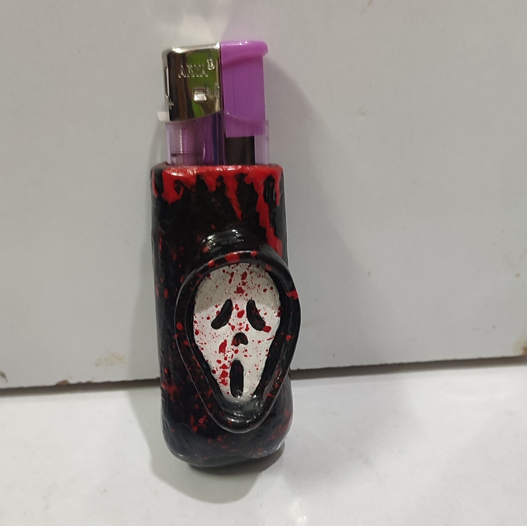 جا فندکی با خمیر هوا خشک (طرح جیغ)