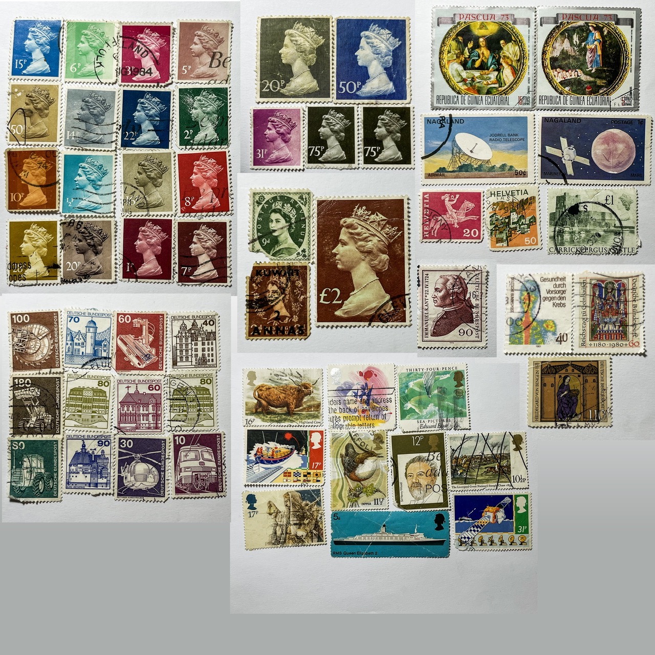 57 عدد تمبر خارجی