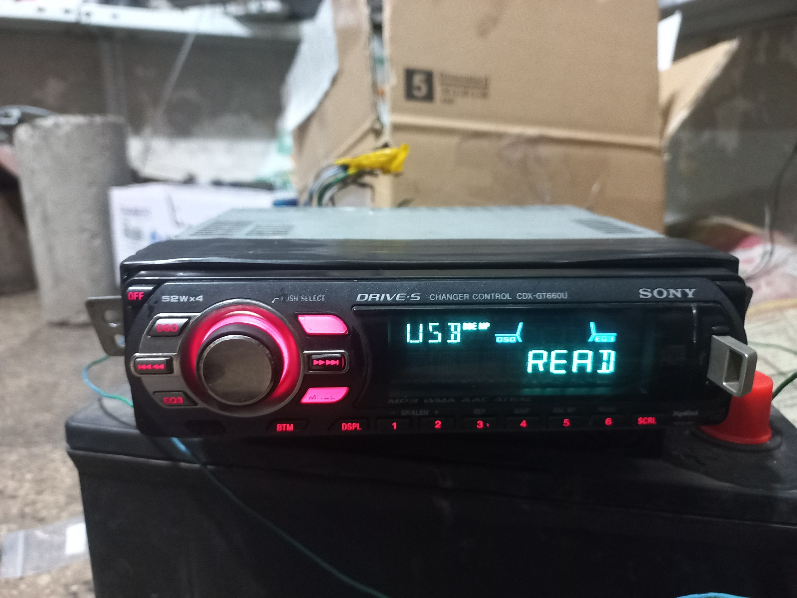 ضبط سونی CDX-GT660U