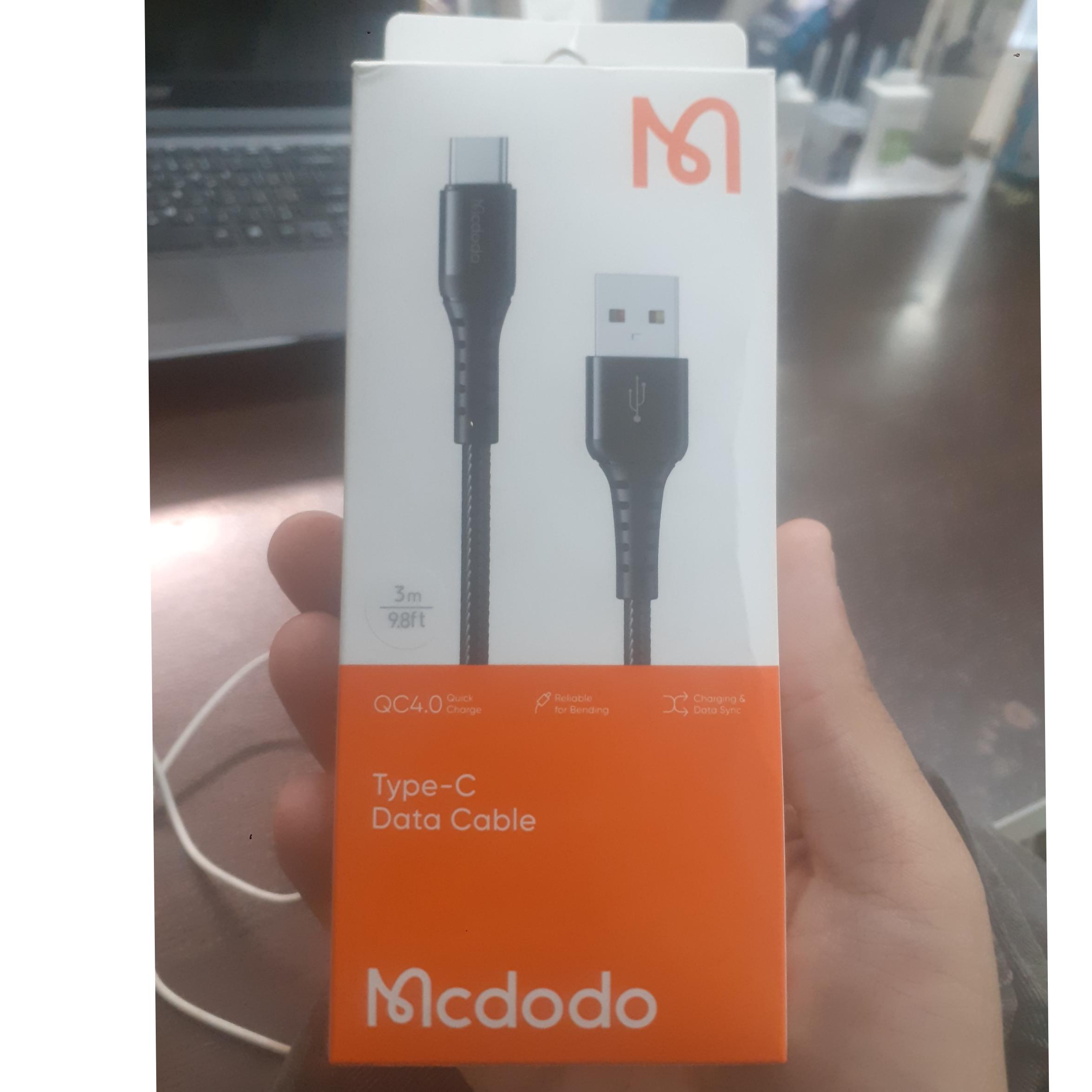 کابل شارژر سه متری مک دو دو usb c