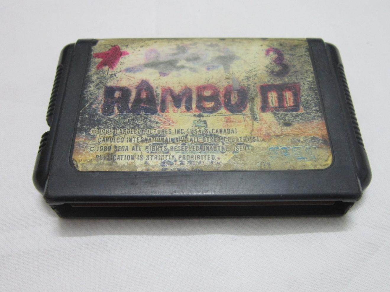 کارتریج سگا تک لبه اورجینال RAMBO 3 ورژن J