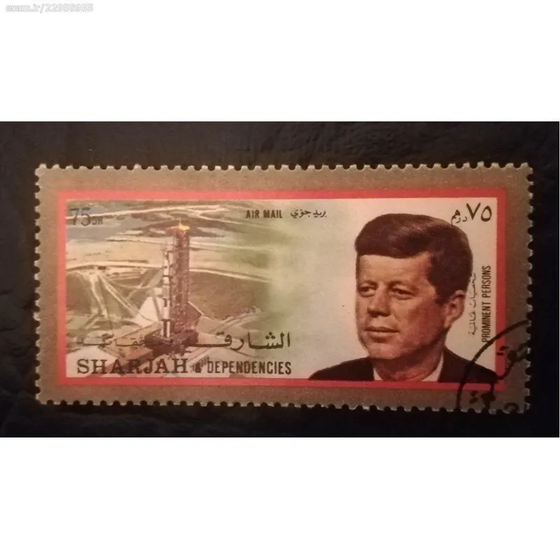 تمبر قدیمی جان اف کندی