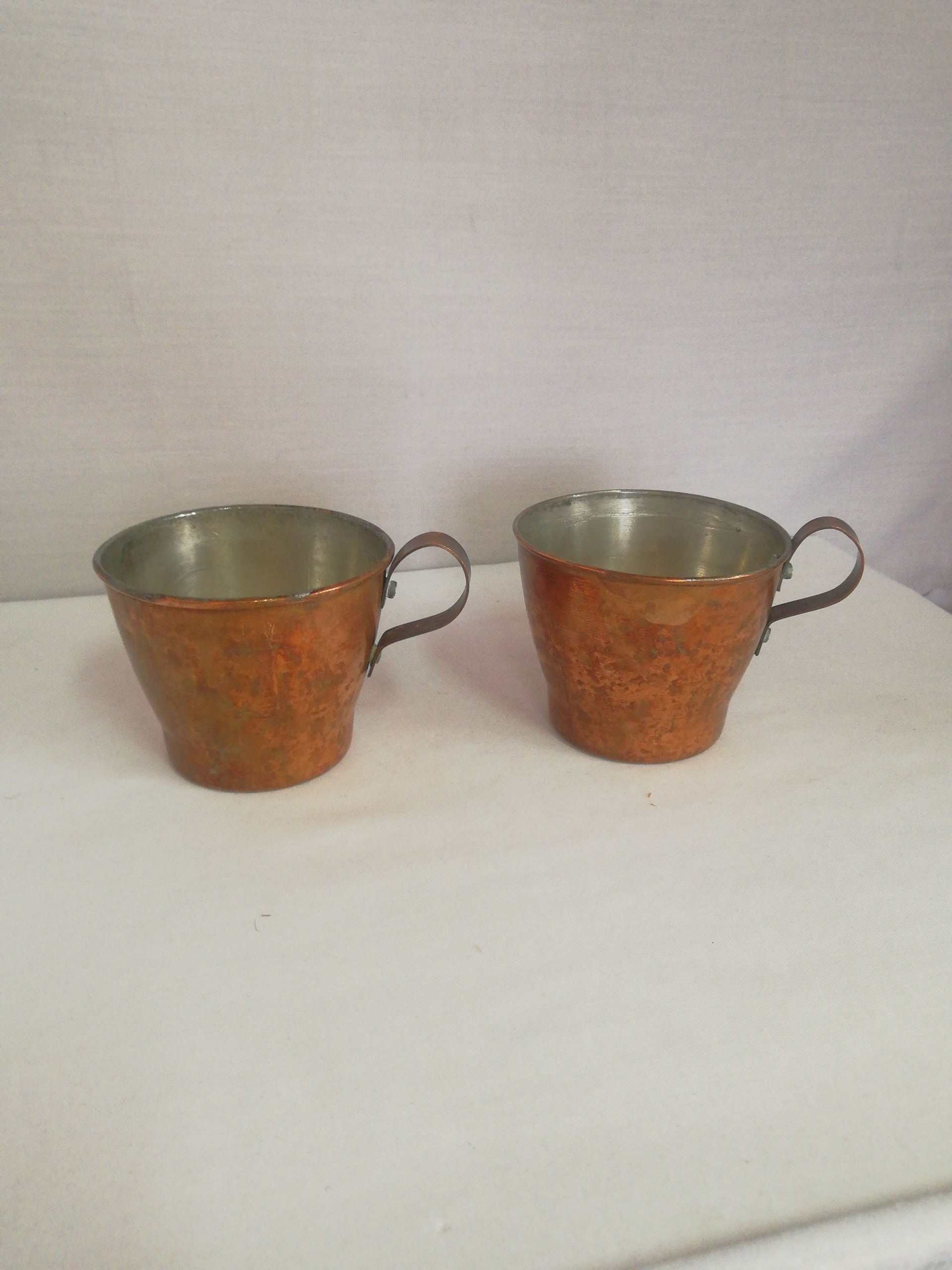 لیوان مسی دسته دار