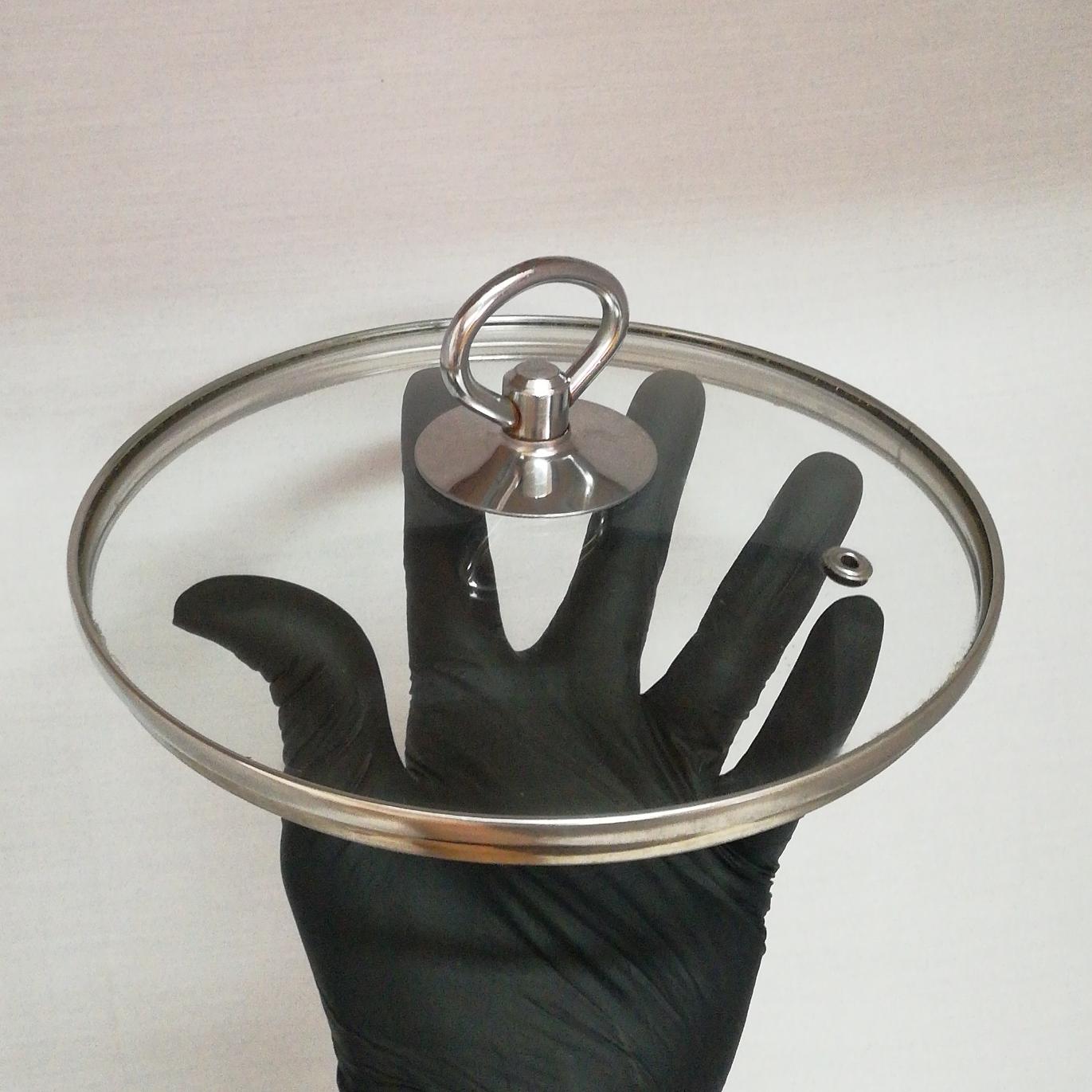 درب شیشه ای قابلمه سایز 20