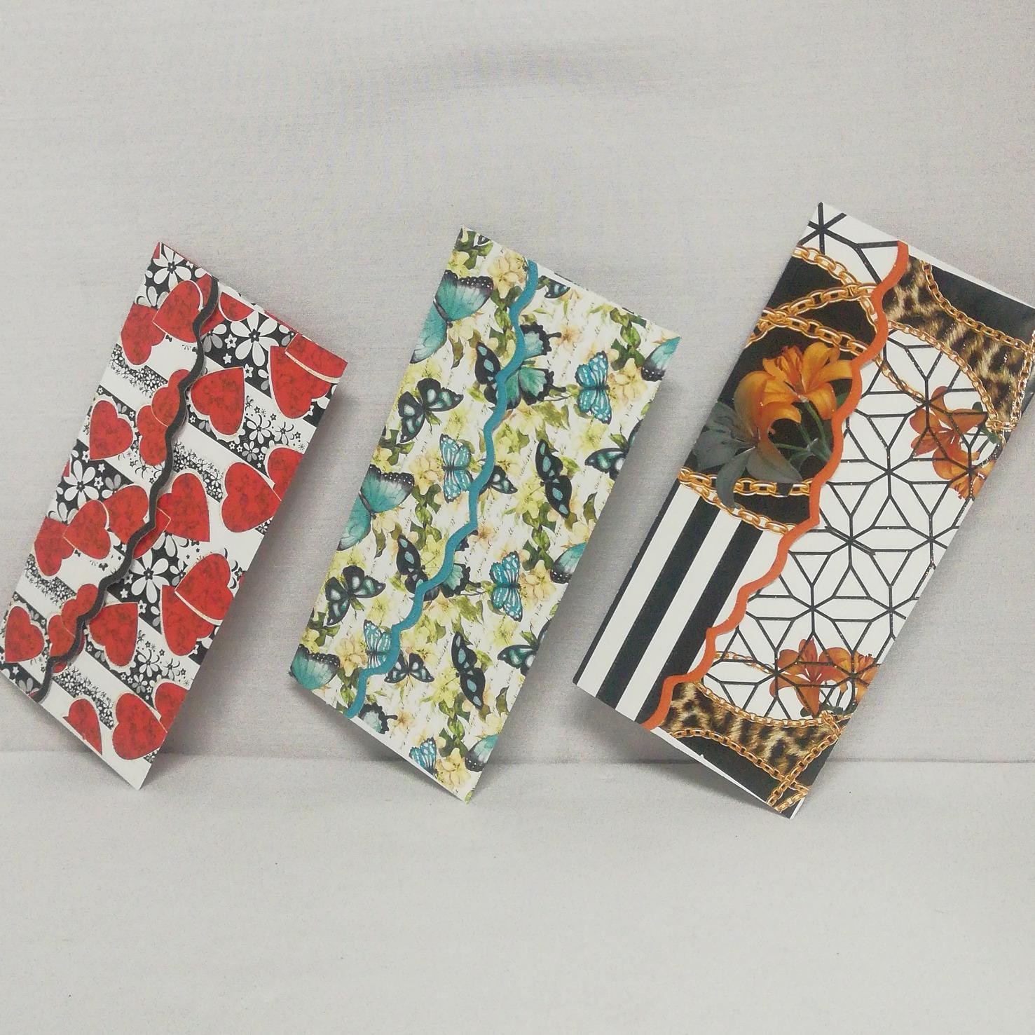 سه عدد پاکت پول نو زیبا باهم