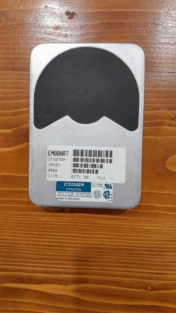 هارد قدیمی conner  MB 270