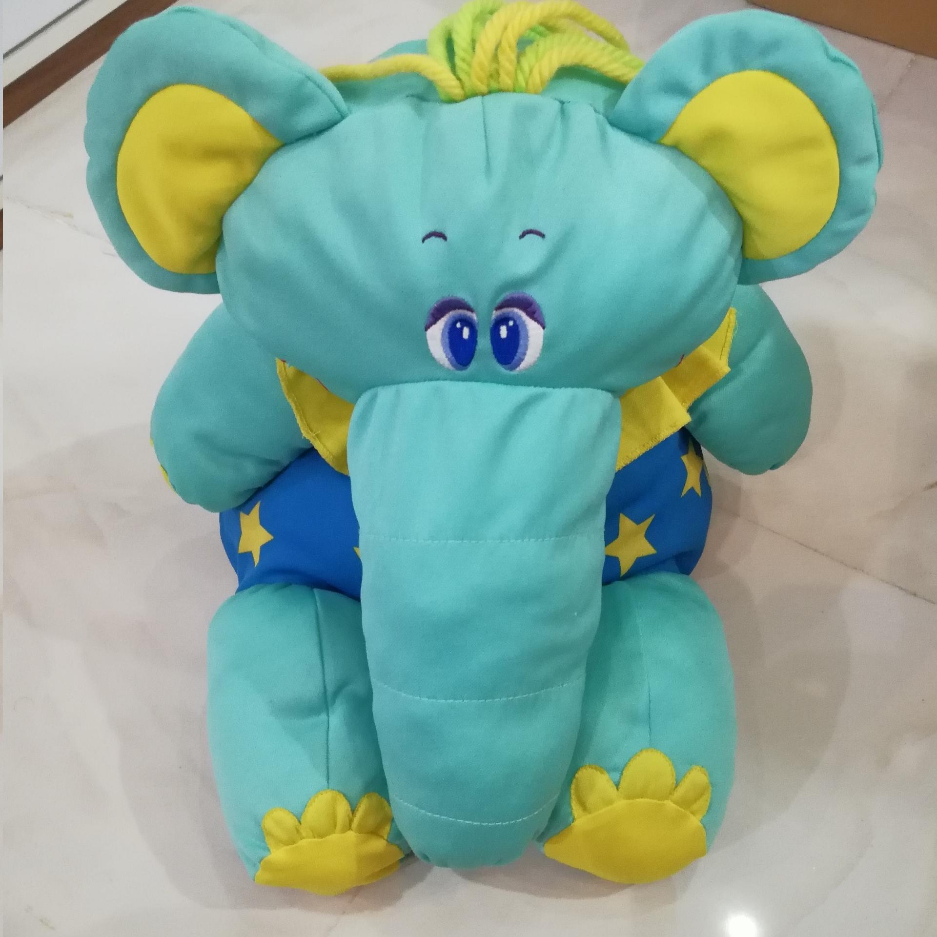 عروسک فیل پارچه ای بزرگ