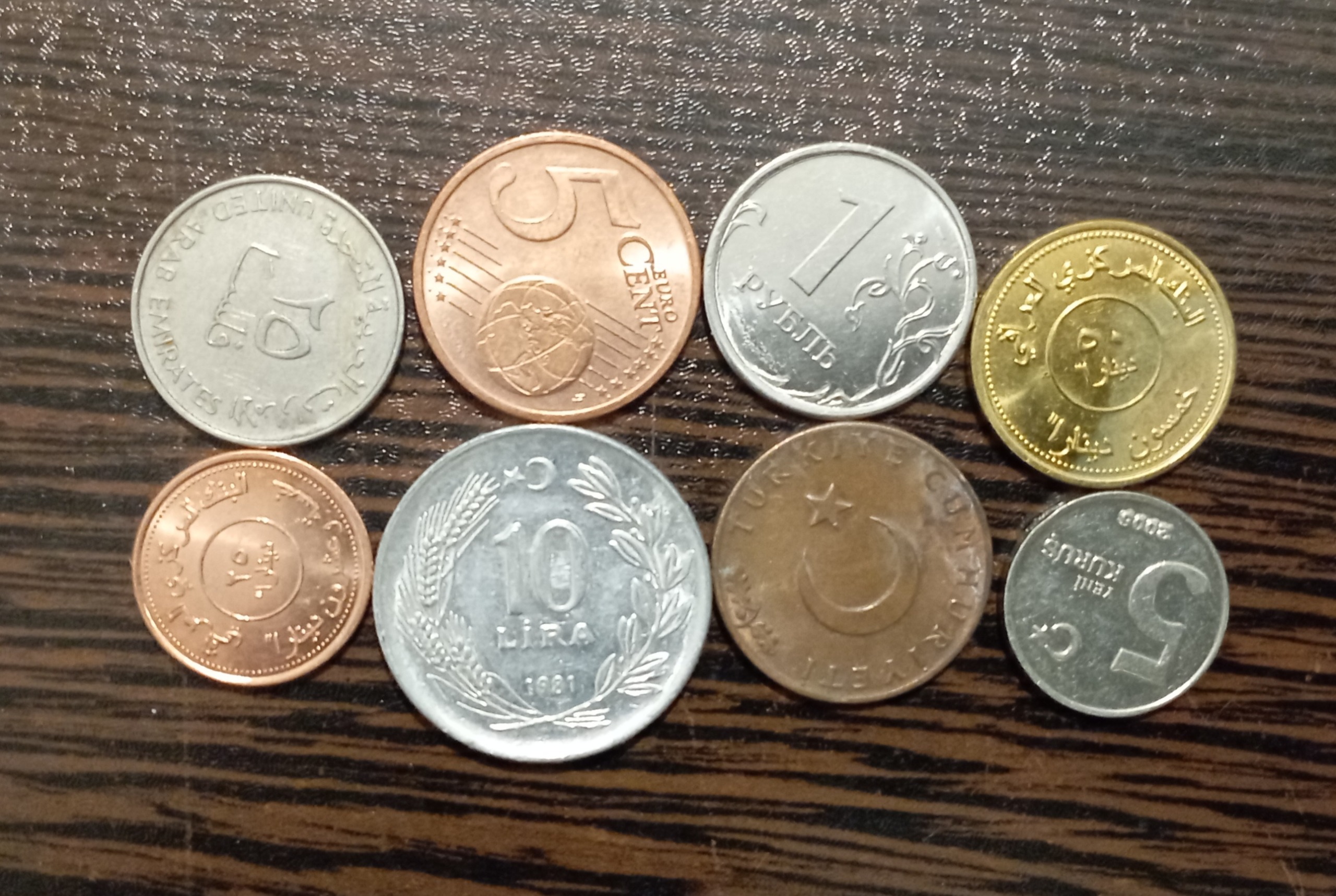 8 عدد سکه خارجی غیر تکرار 30