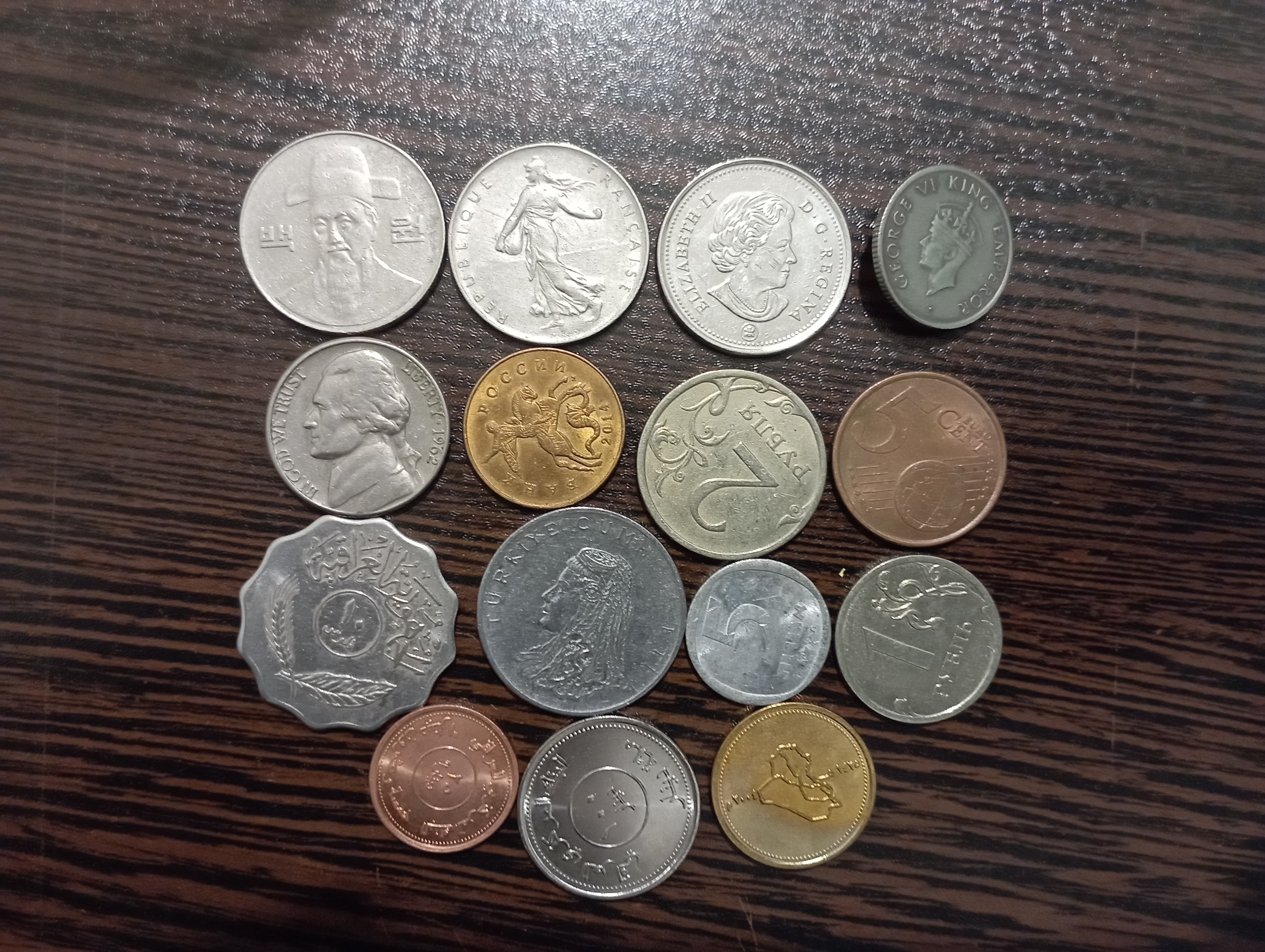 15عدد سکه خارجی غیر تکرار 36
