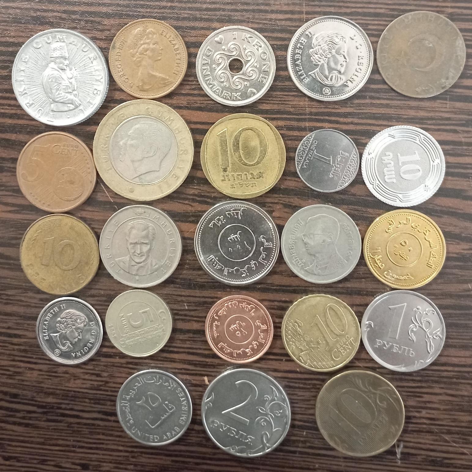 23 عدد سکه خارجی غیر تکرار 49