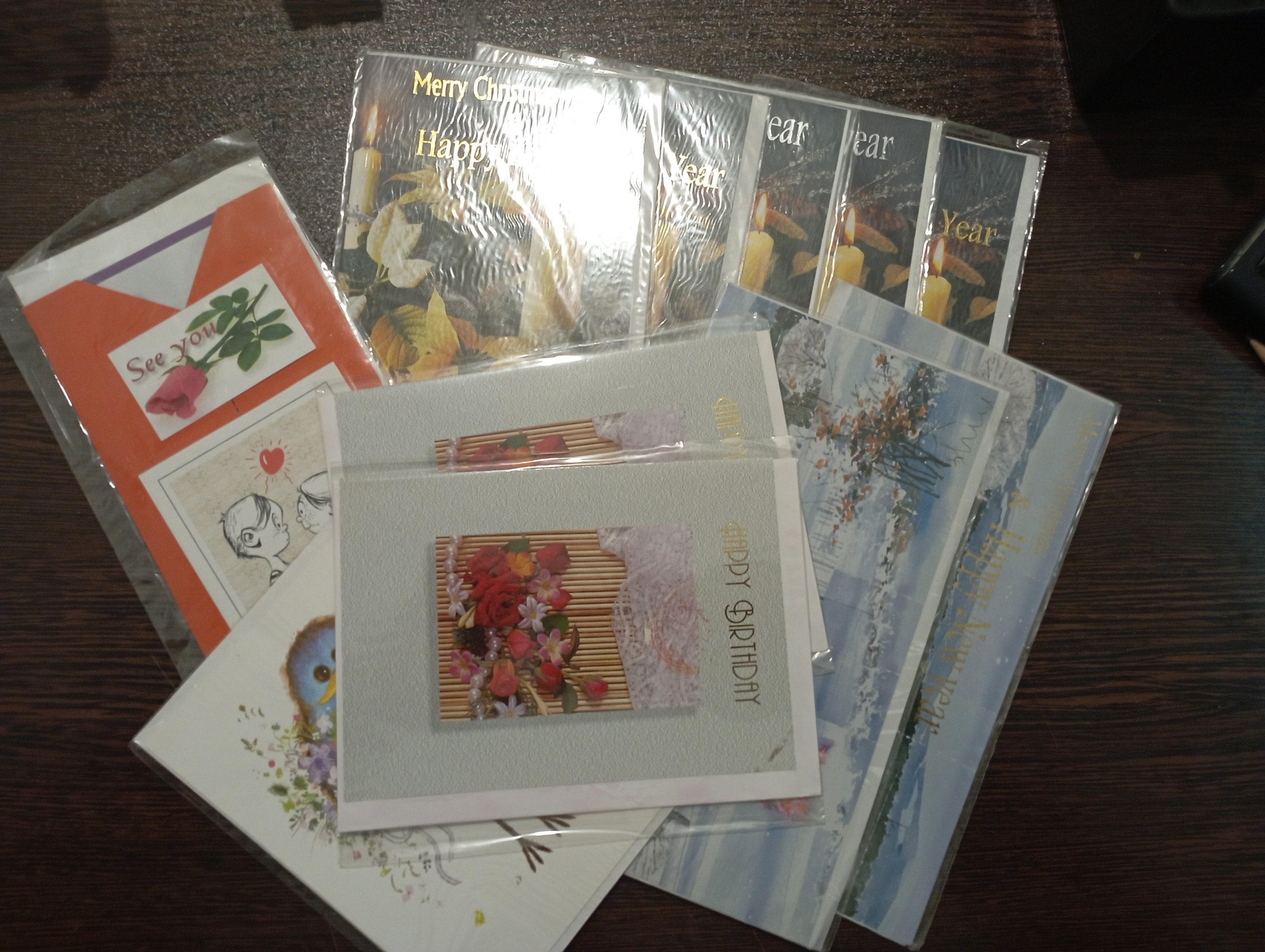 10عدد کارت پستال تبریک سال نو و تولد