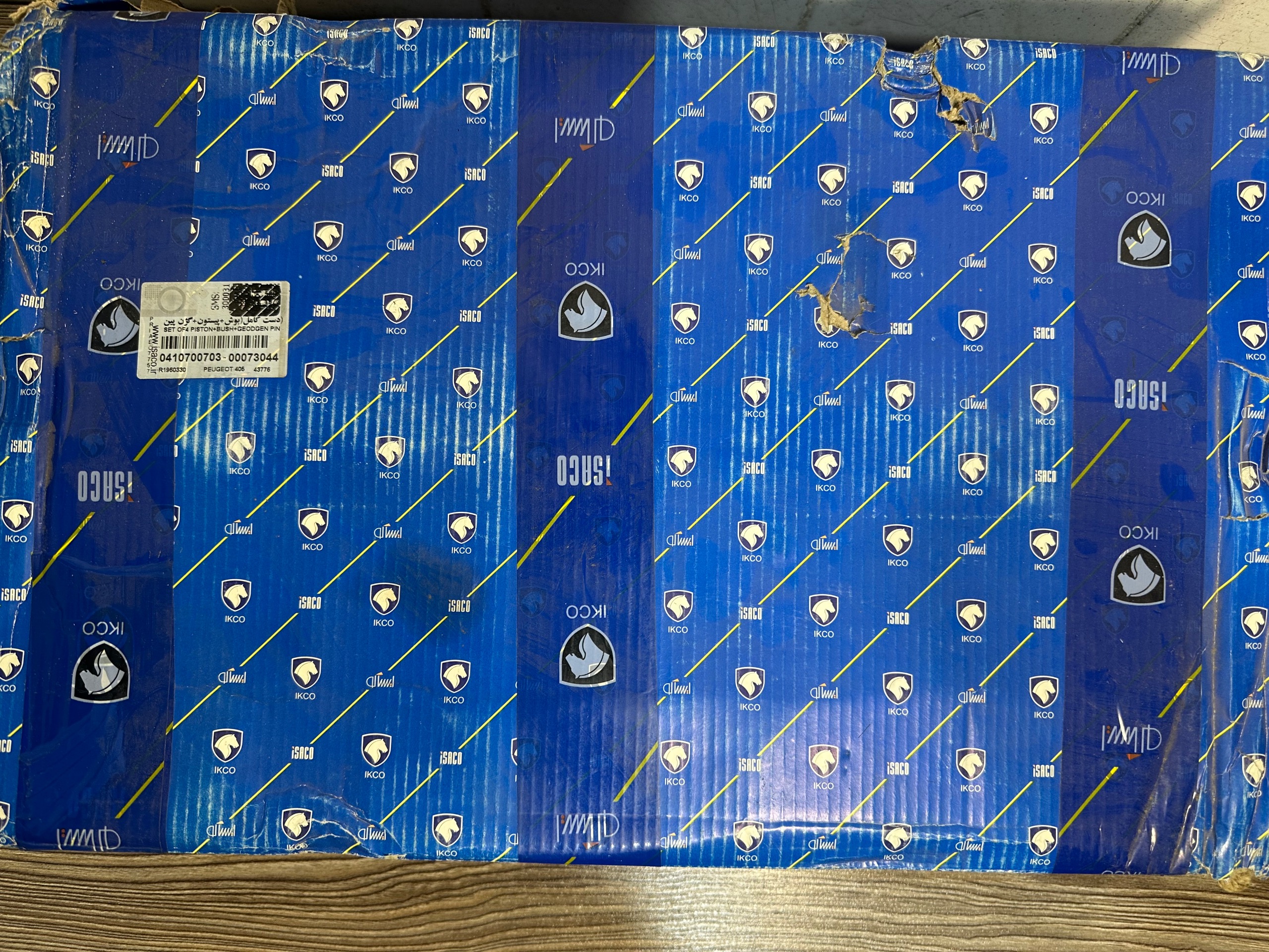 بوش و پیستون پژو اورجینال ایساکو