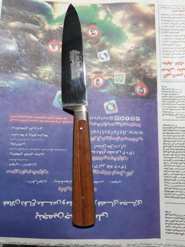 چاقوی استیل آشپزخانه