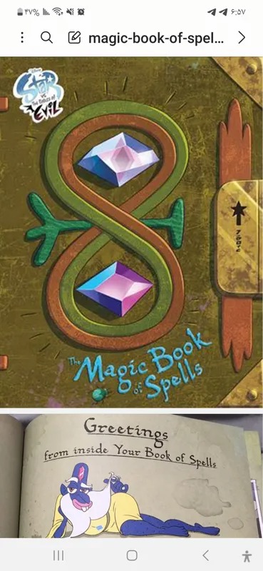 کتاب جادو استار علیه نیرو های شیطانی