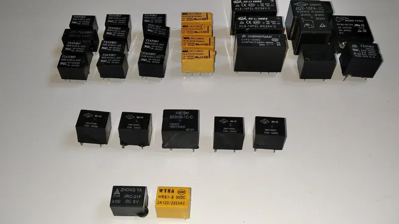 25 عدد رله مختلف