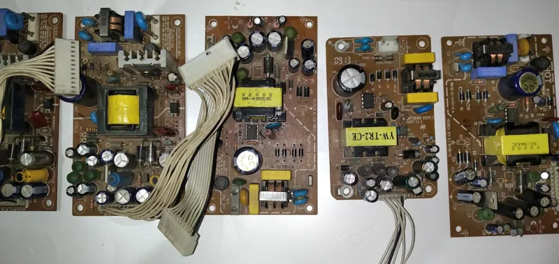 6 عدد بورد منبع تغذیه با کابل فابریک