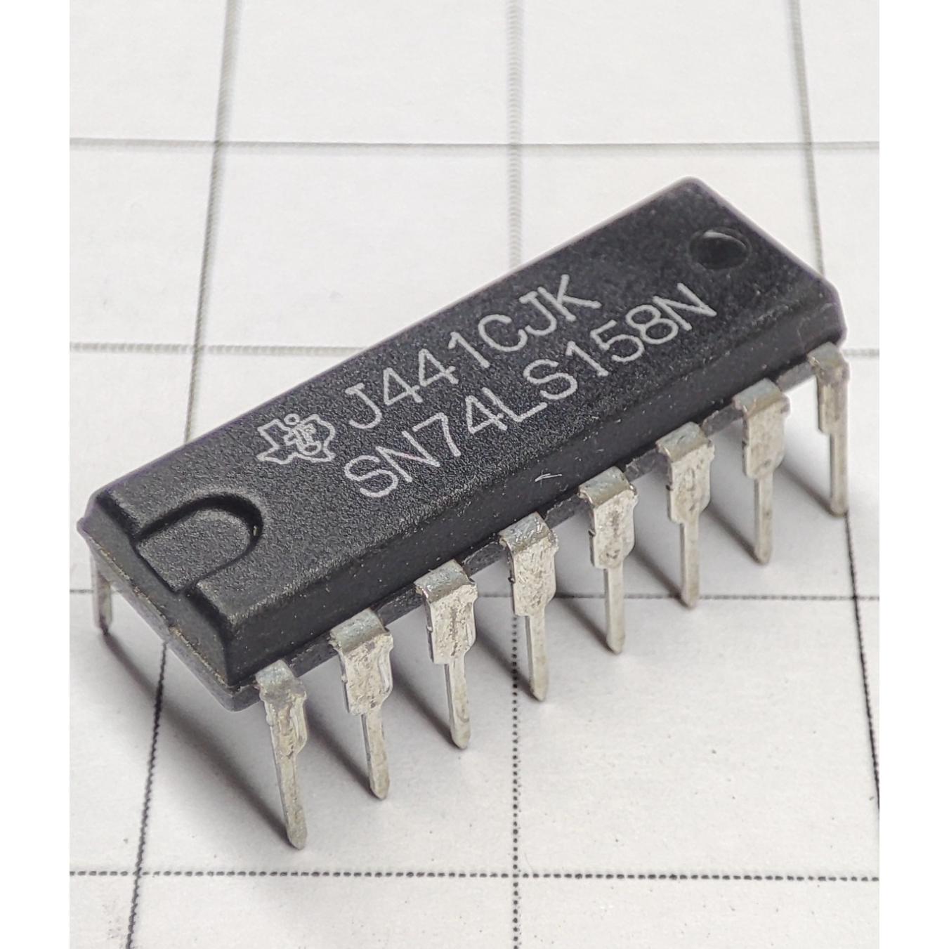 آیسی SN74LS158N برند TEXAS INSTRUMENTS بسته 3 عددی