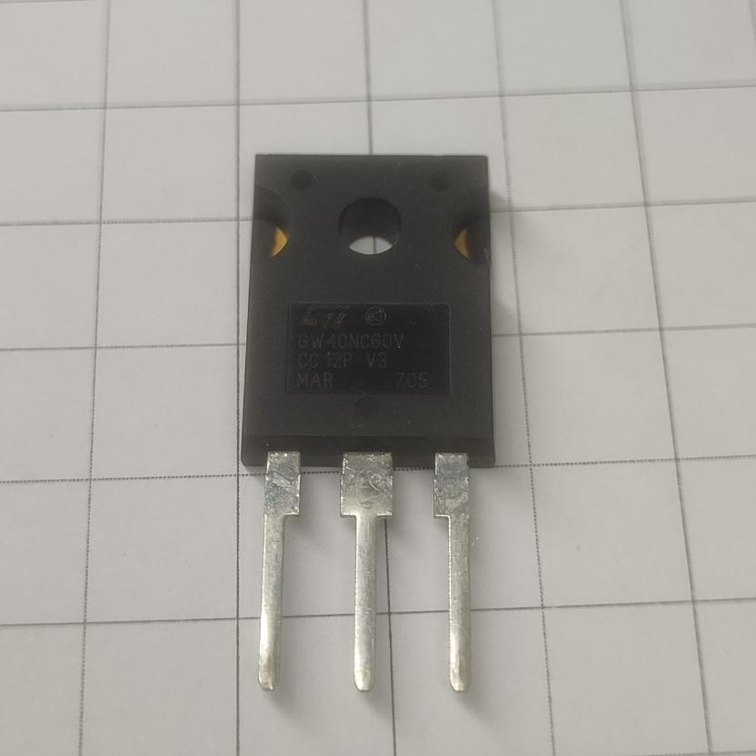 آی جی بی تی ترانزیستور GW40NC60V برند ST