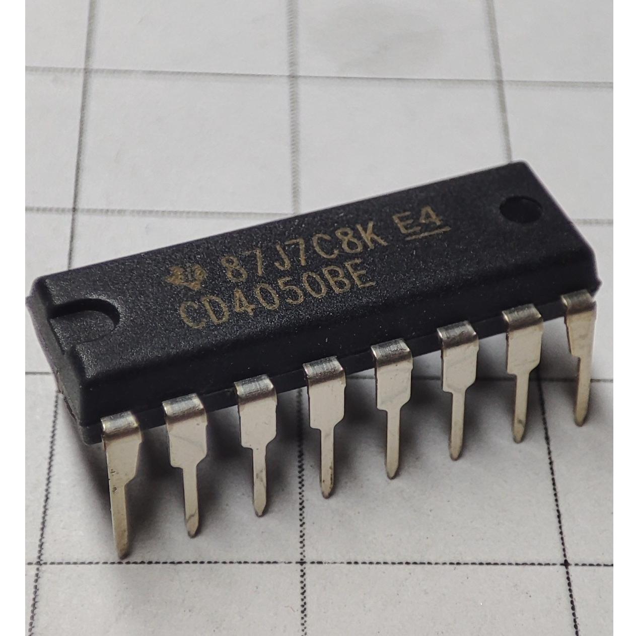 آی سی CD4050BE برند texas instruments