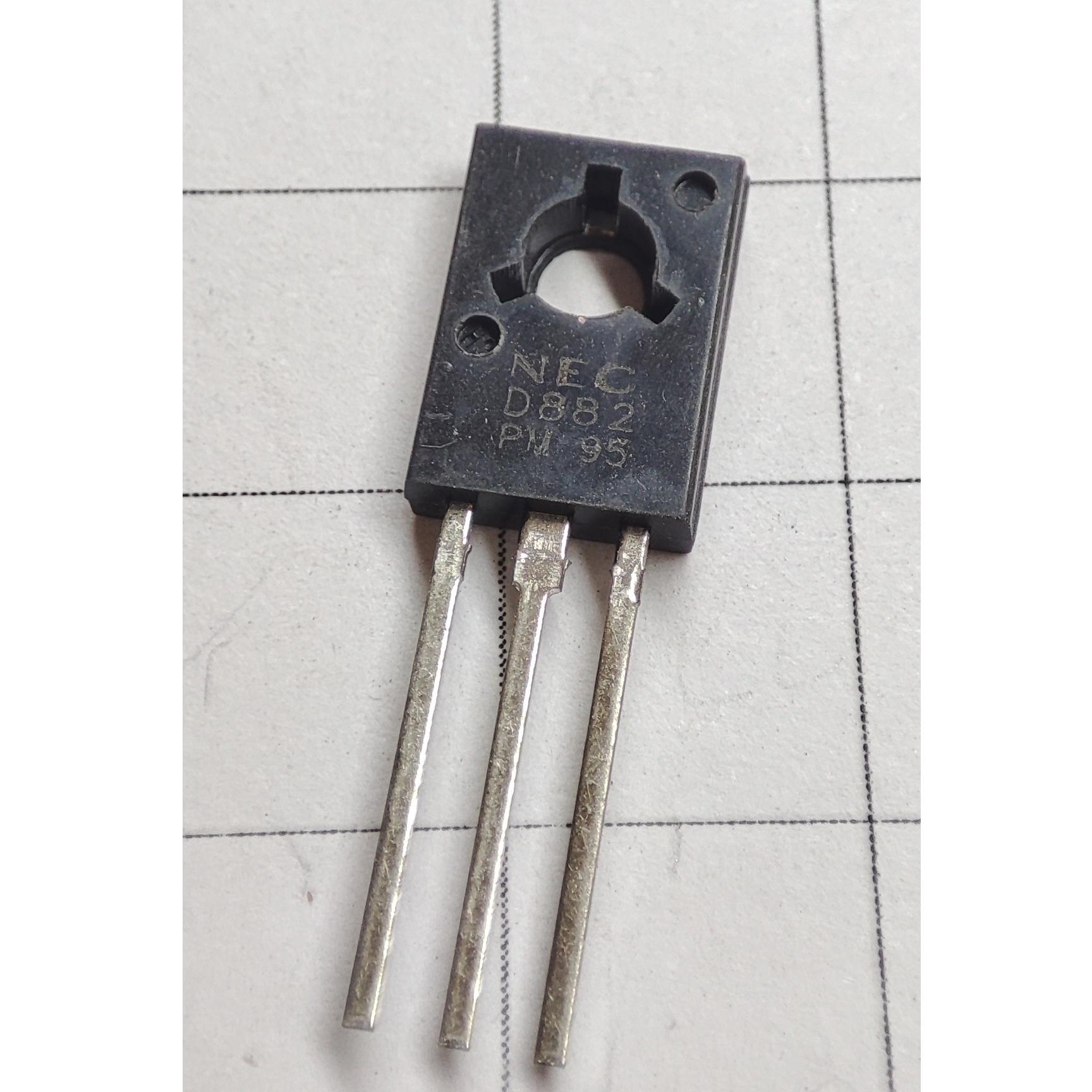 ترانزیستور D882 برند NEC بسته 5 عددی