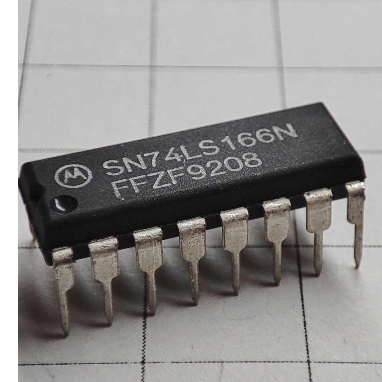 آی سی SN74LS166N برند MOTOROLA