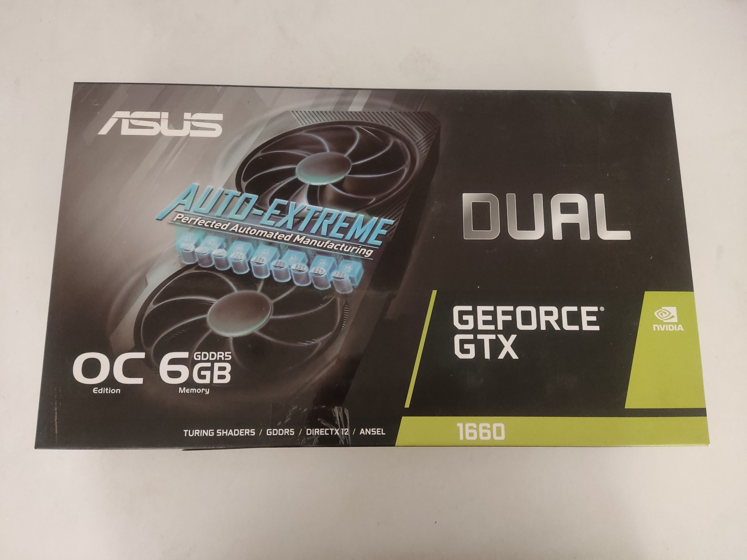  Asus dual Gtx 1660 6gb