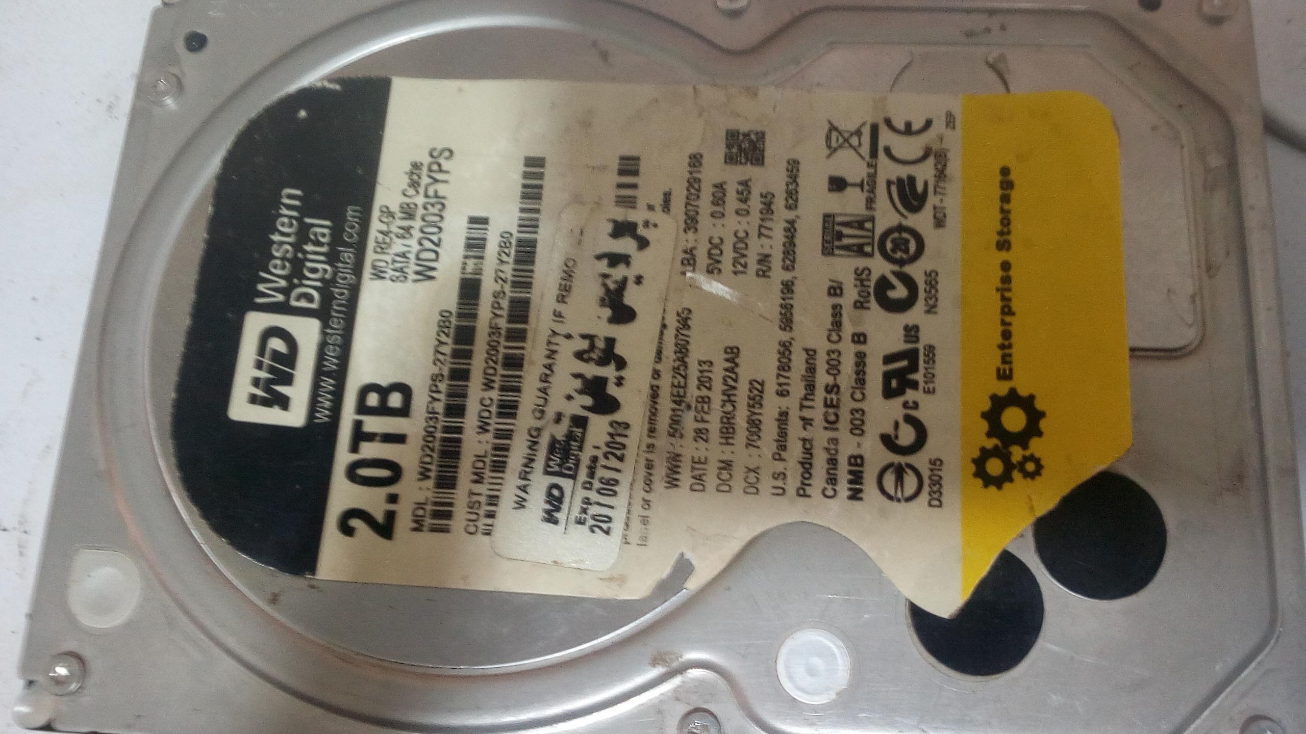 هارد 2 ترا با توضیح وعکس