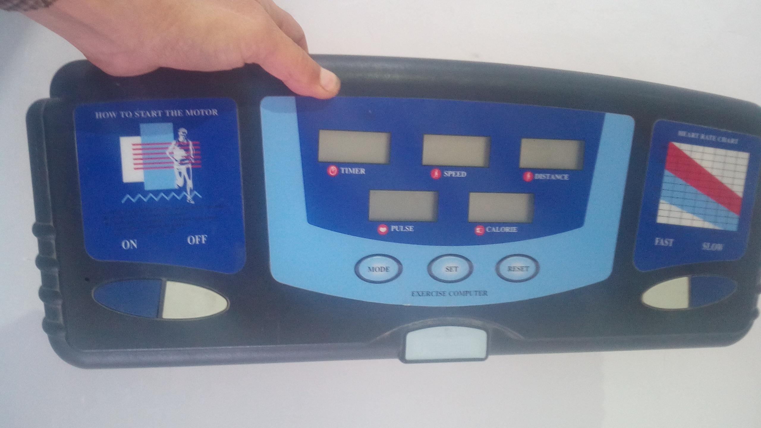 کنترل پنل تردمیل خانگی طبق عکس