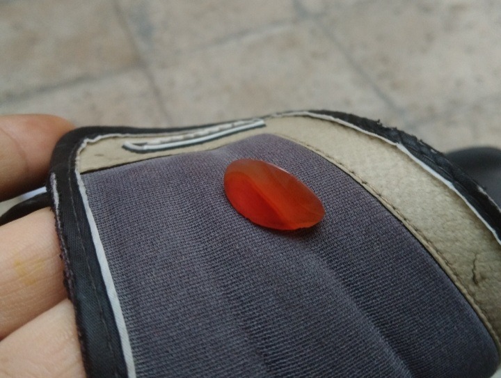 عقیق یمنی کهنه تراش طبری سالم بدون بهسازی