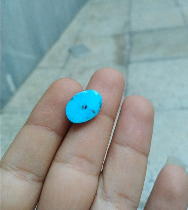 فیروزه نیشابور پررنگ بدون احیا درجه یک محک