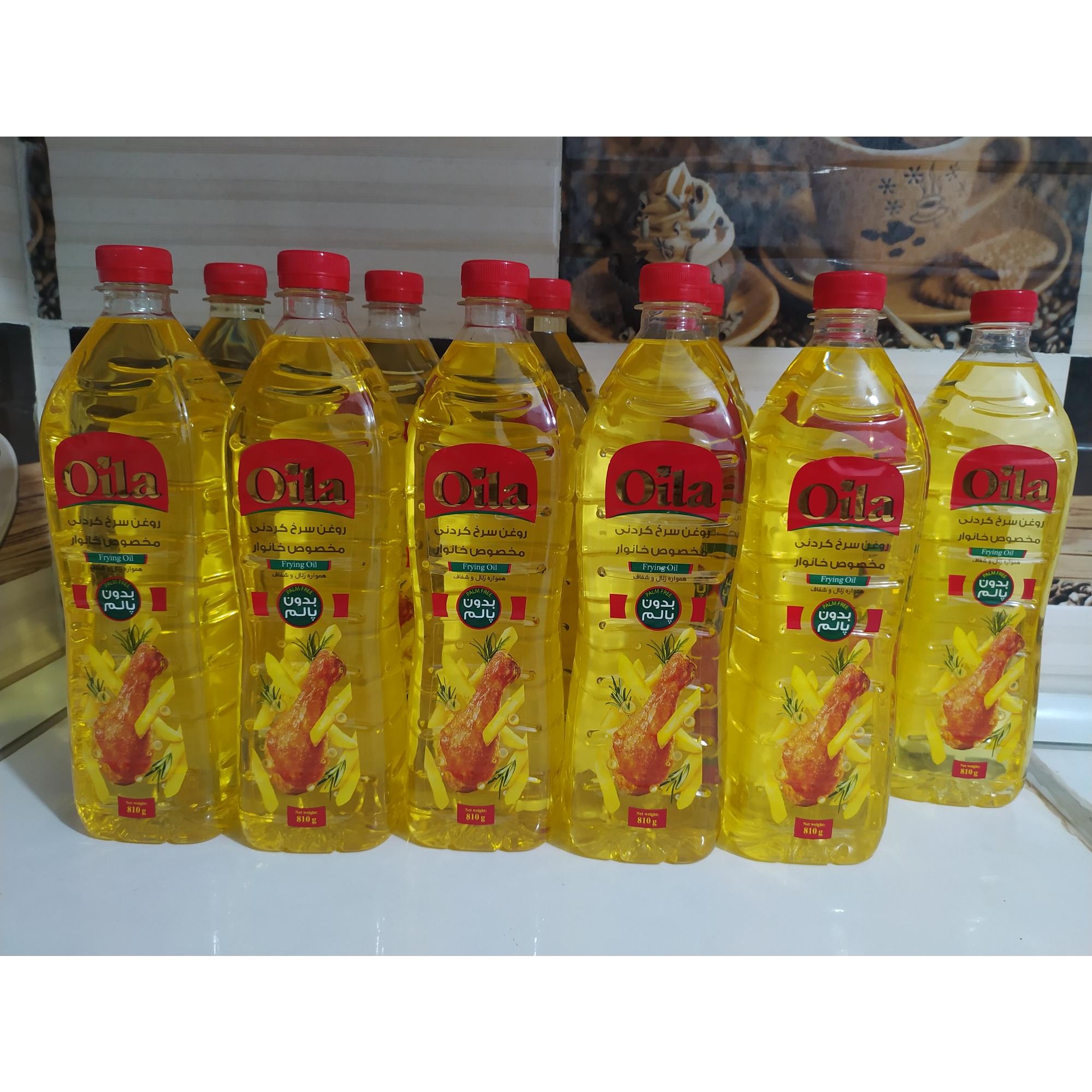 روغن سرخ کردنی بدون پالم اویلا 810 گرم