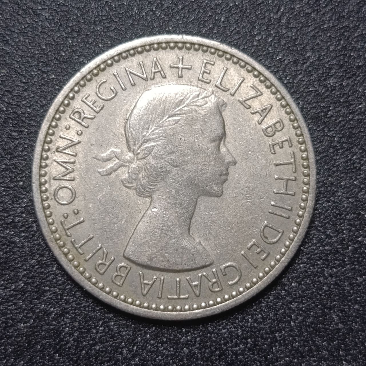 1953 سکه 1 شیلینگ ملکه الیزابت دوم