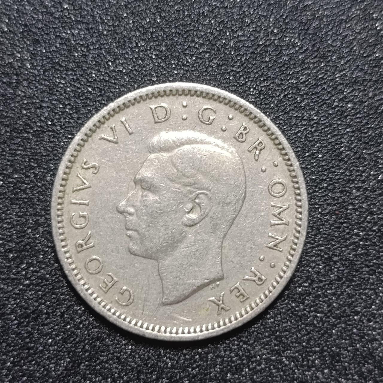 1951 سکه 6 پنی جرج ششم