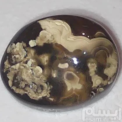 عقیق سلطانی مصور منظره دار