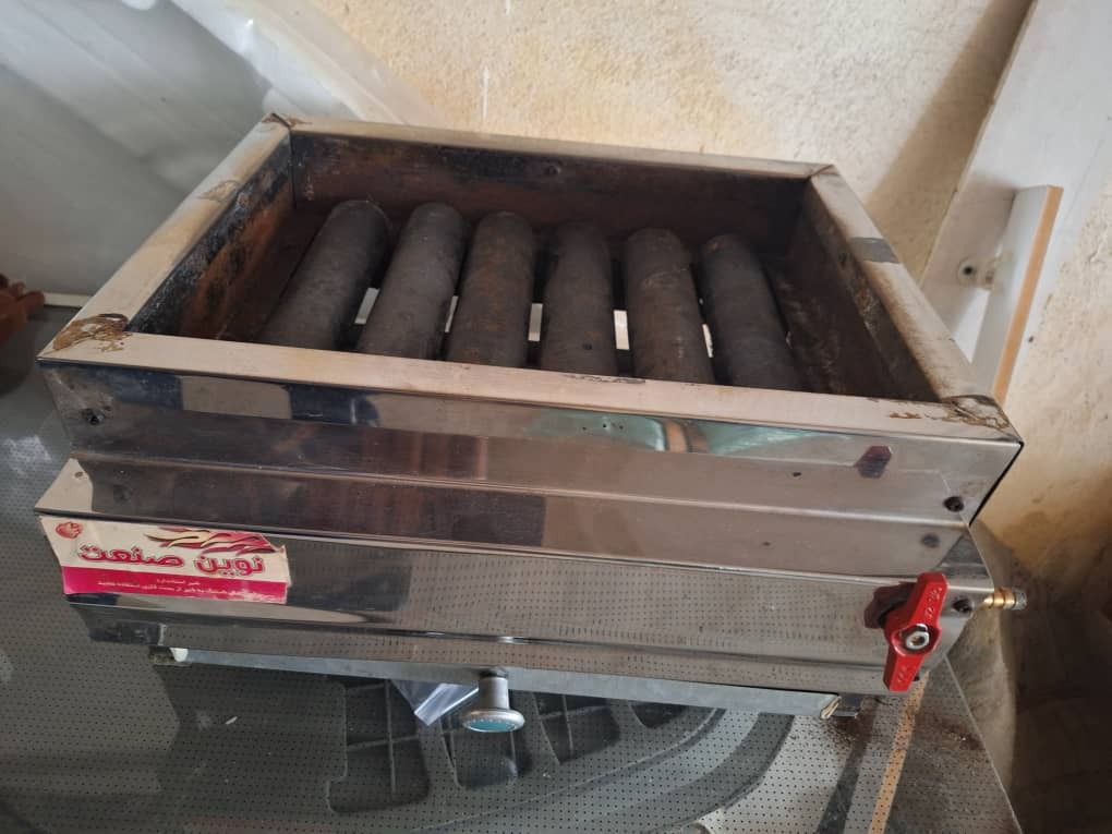 کباب پز گازی 60 سانتی نوین صنعت