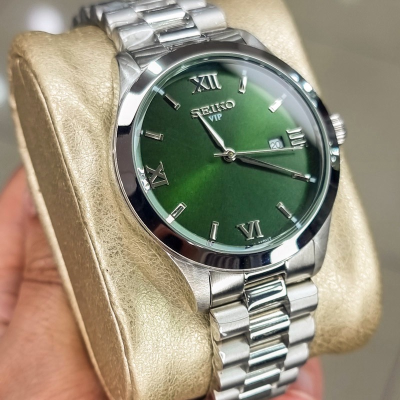 ساعت مچی مردانه سیکو صفحه سبز 13666G12