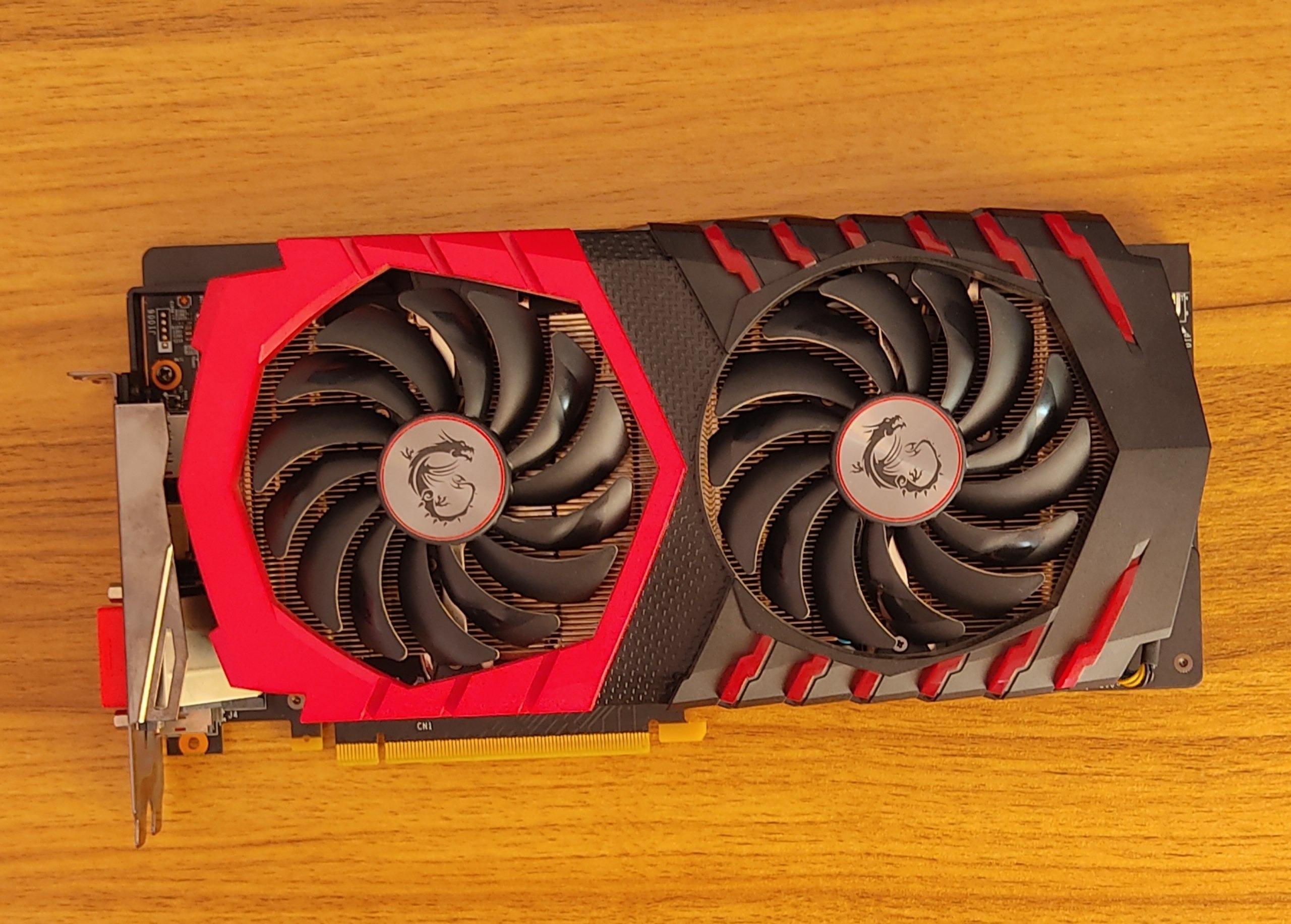 MSI GTX 1060 3G GAMING X پلمپ با جعبه اصلی