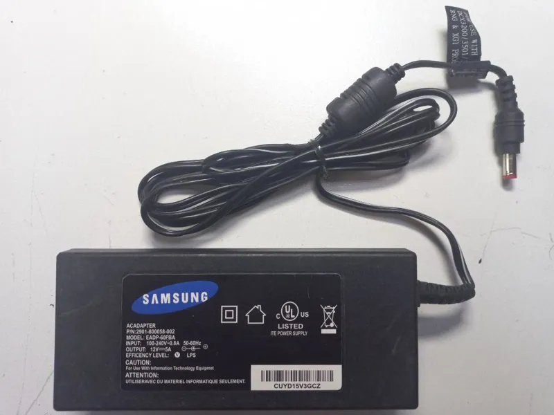 آداپتور 12 ولت 5 آمپر سامسونگ