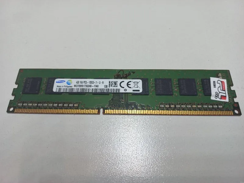 رم کامپیوتر DDR3برند سامسونگ 4GB ,فرکانس 1600