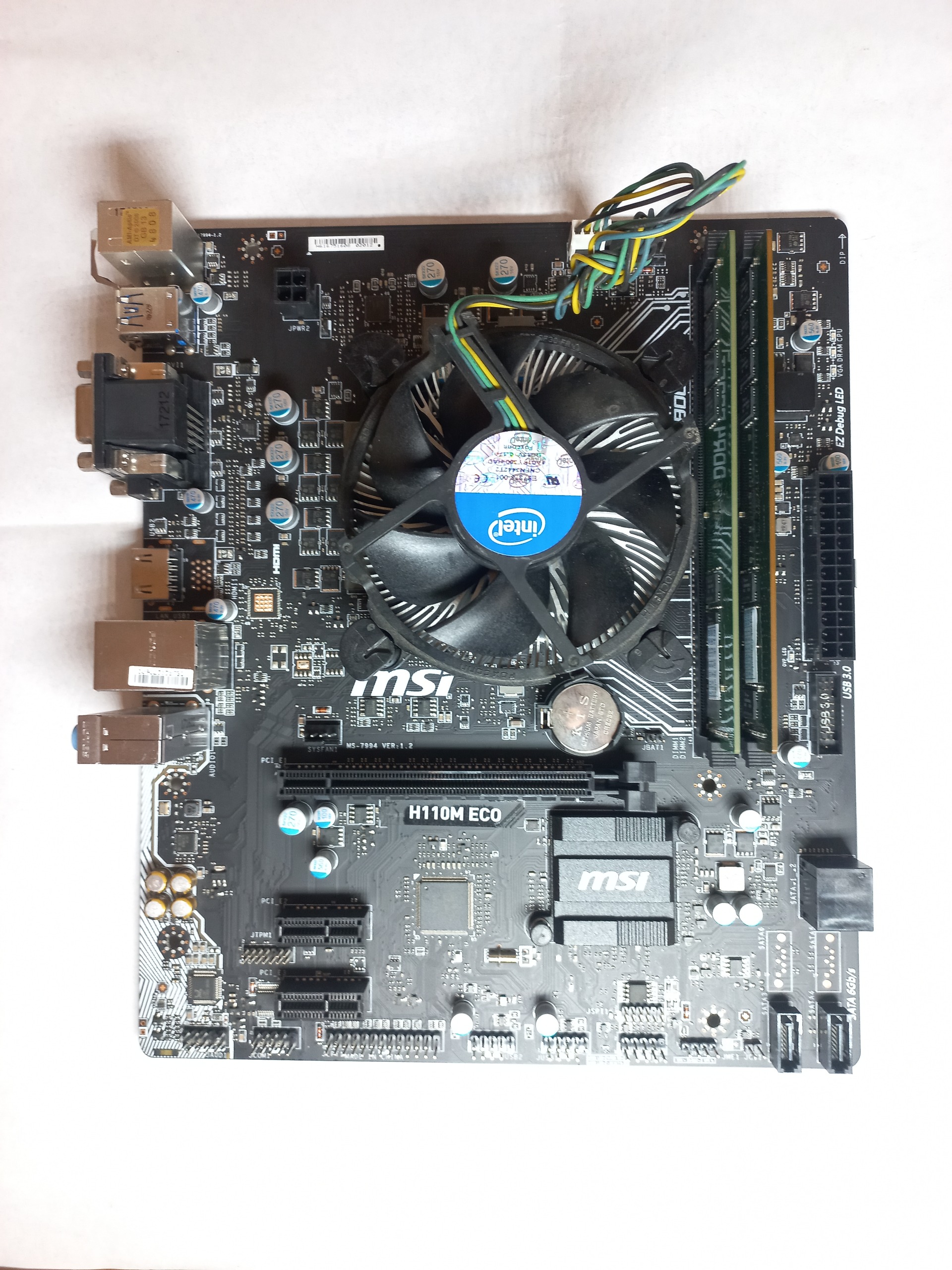 باندل نسل6سوکت 1151 (MSI H110 ECO/i5-6500/16GBRam)
