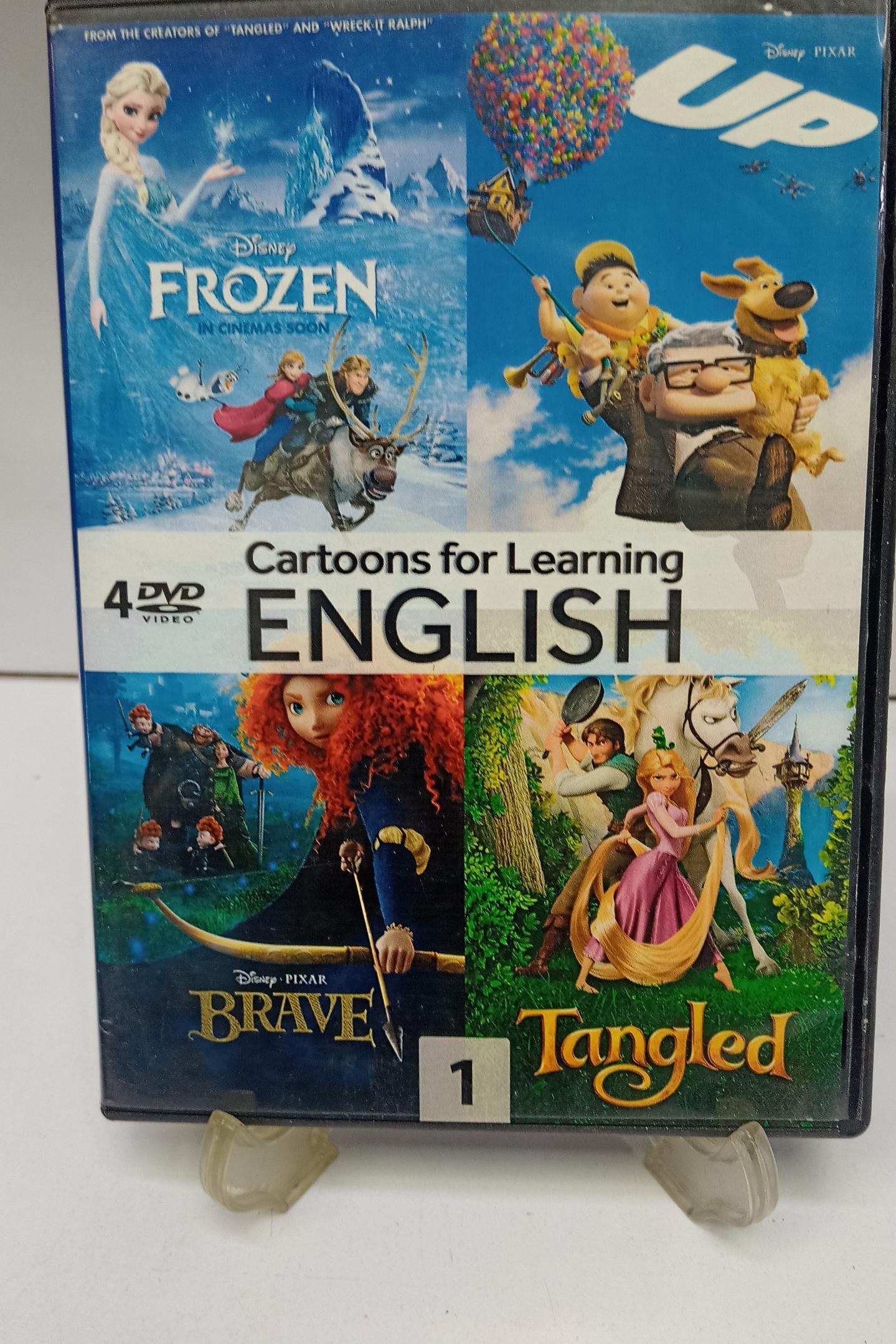 مجموعه4 DVD  در یک پک آموزش زبان برای کودکان