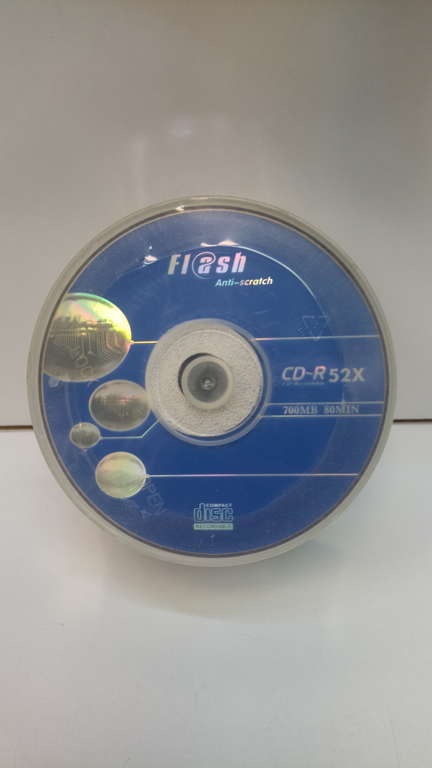 CD خام رنگی (فلش) ضدخش 50 تاییanti scratch