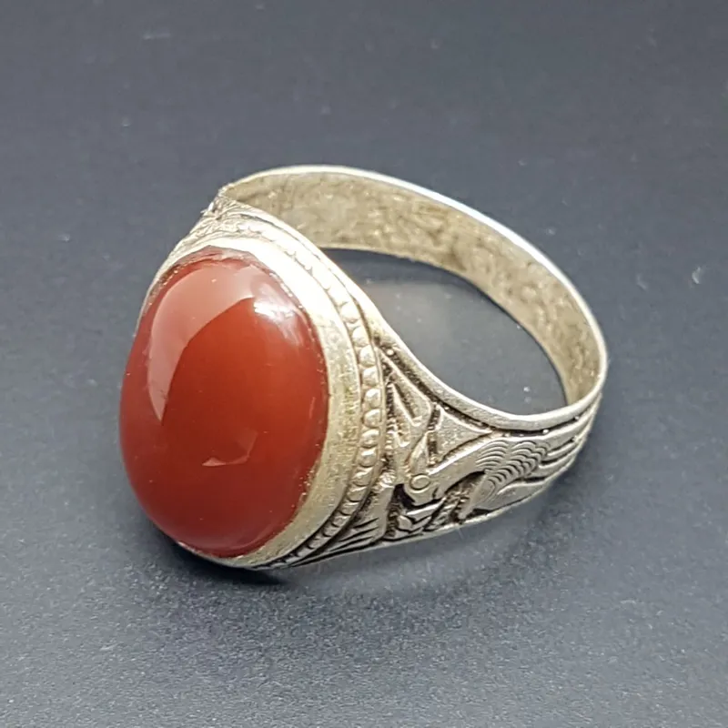 انگشتر عقیق - کد 1045