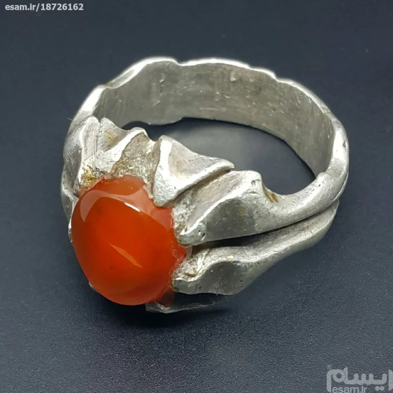 انگشتر عقیق کد 1028