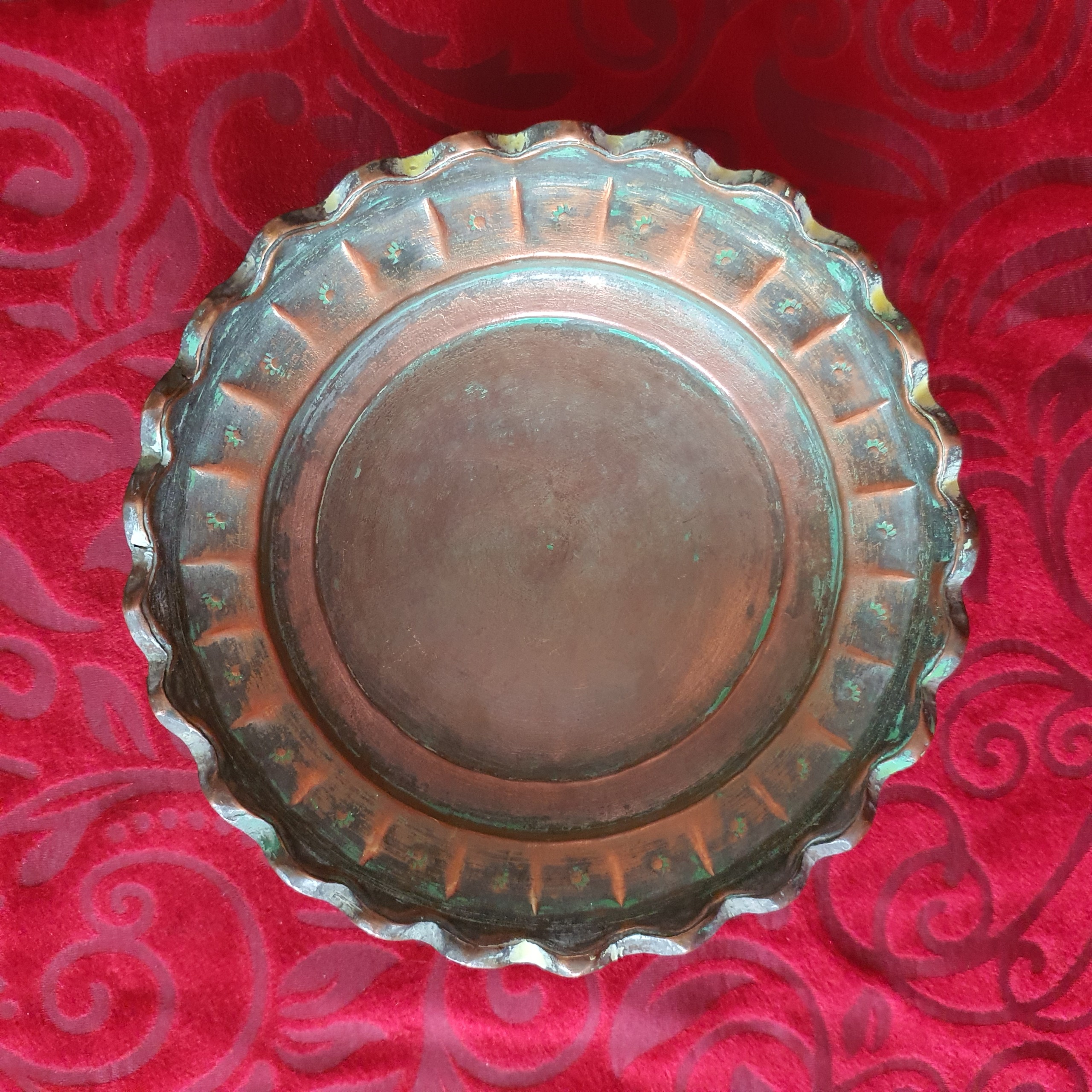 حنادان مسی کنگره دار قاجاری