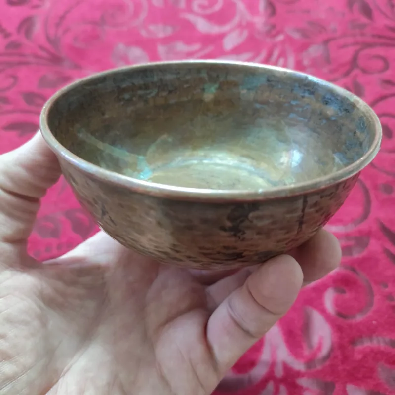پیاله مسی قدیمی