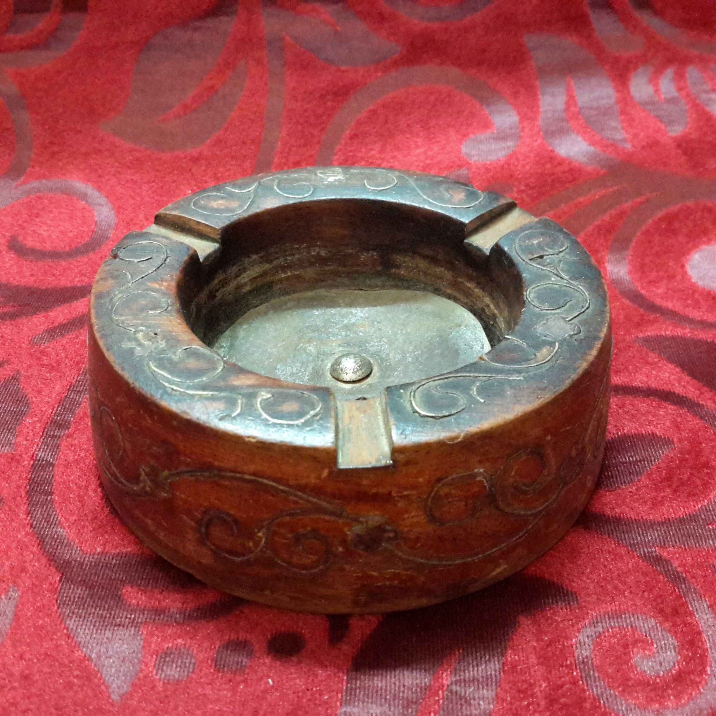 زیر سیگاری چوبی برنج کوب پهلوی